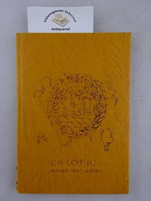 Immagine del venditore per Chronica oder kurze Beschreibung der churfrstlichen Stad (!) Amberg in der Obern Pfalz in Beiern gelegen (.) Wittenberg 1564. Nachdruck . venduto da Chiemgauer Internet Antiquariat GbR