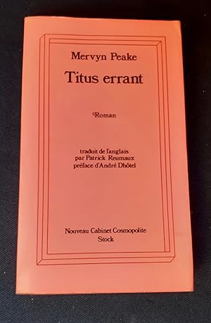 Seller image for Titus errant - for sale by Le Livre  Venir