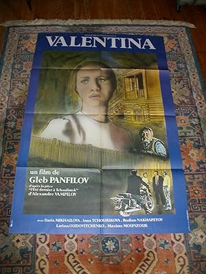 Affiche De Cinéma Valentina" De Gleb Panfilon d'après La Pièce De A.Vampilov "