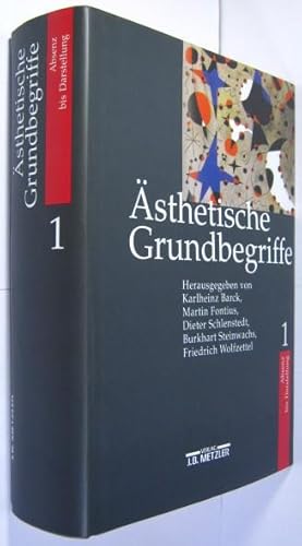 Bild des Verkufers fr sthetische Grundbegriffe. Bd.1 Absenz - Darstellung. zum Verkauf von Rotes Antiquariat