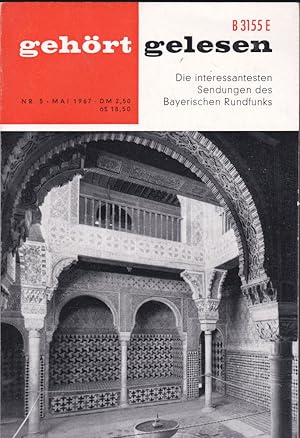 Bild des Verkufers fr Gehrt, gelesen (Mai 1967), Die interesseantesten Sendungen des Bayerischen Rundfunks zum Verkauf von Versandantiquariat Karin Dykes