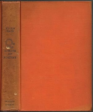 Image du vendeur pour ON THE LIMITS OF POETRY - Selected Essays: 1928-1948 mis en vente par SUNSET BOOKS