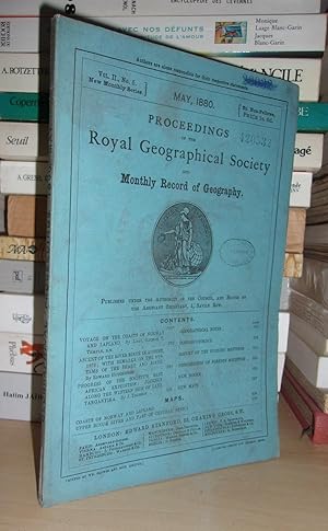 GEOGRAPHICAL SOCIETY & MONTHLY RECORD OF GEOGRAPHY : Vol. II, no. 5 - May 1880