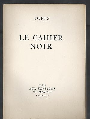 Le Cahier Noir.