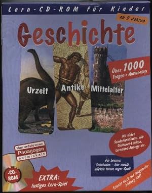 Geschichte. Urzeit, Antike, Mittelalter. Lern-CD-ROM für Kinder.