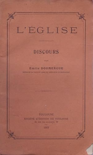 Seller image for Lglise  Discours for sale by Bouquinerie L'Ivre Livre