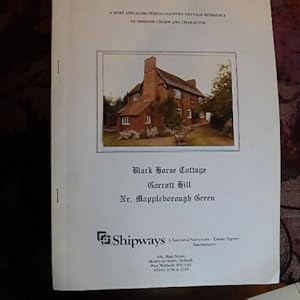 Mappleborough Green- Gorcott Hill "Black Horse Cottage"- Auction Sale Prospectus 1958 - Now at B9...