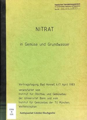 Nitrat in Gemüse und Trinkwasser. Vortragstexte.