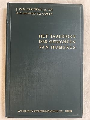 Seller image for HET TAALEIGEN DER GEDICHTEN VAN HOMERUS for sale by LIBRAIRIE GIL-ARTGIL SARL