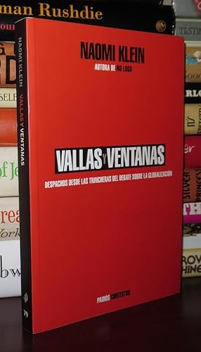 Imagen del vendedor de VALLAS Y VENTANAS Despachios Desde Las Trincheras Del Debate Sobre La Globalization a la venta por Rare Book Cellar