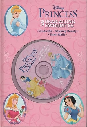 Immagine del venditore per Disney PRINCESS 3 READ-ALONG FAVOURITES Cinderella Sleeping Beauty Snow White (CD included) venduto da Nanny's Web