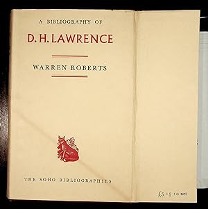 Immagine del venditore per A BIBLIOGRAPHY OF D.H. LAWRENCE venduto da Quiet Friends  IOBA