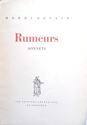 Rumeurs Sonnets