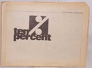 Seller image for Ten Percent aka TenPercent: UCLA's gay and lesbian newsmagazine; vol. 1 #3, May/June 1980 for sale by Bolerium Books Inc.