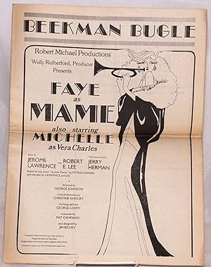 Seller image for Beekman Bugle: Robert Michael Productions, Wally Rutherford, producer, presents Faye as Mame also starring Michelle as Vera Charles [program] for sale by Bolerium Books Inc.