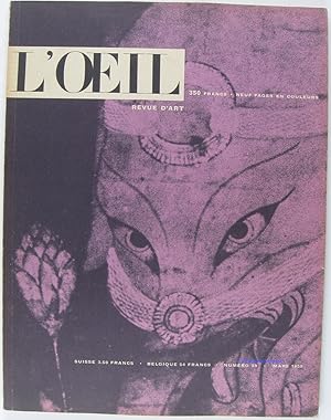 L'oeil - Revue d'Art n°39