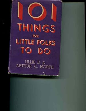 Imagen del vendedor de 101 Things for Little Folks to Do a la venta por Orca Knowledge Systems, Inc.