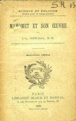 Seller image for MAHOMET ET SON OEUVRE (SCIENCE ET RELIGION, ETUDES POUR LE TEMPS PRESENT, N 13) for sale by Le-Livre