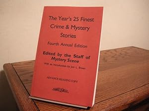 Bild des Verkufers fr The Year's 25 Finest Crime & Mystery Stories zum Verkauf von Bungalow Books, ABAA