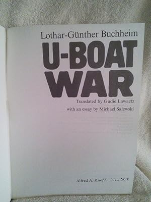 Seller image for U-Boat War for sale by Prairie Creek Books LLC.