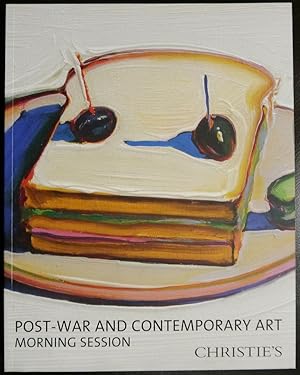 Seller image for Christie's Post-war and Contemporary Art Morning Session, 16 May 2013 for sale by GuthrieBooks