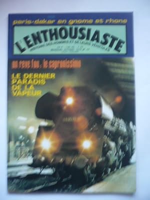 L'enthousiaste - Histoire des hommes et de leurs véhicules - N°17 - Octobre 1979