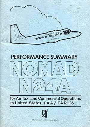 Performance Summary : Nomad N24A for air taxi and commercial operations FAA/FAR 135.
