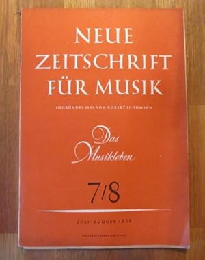 NZ / Neue Zeitschrift für Musik Nr. 7-8/1959