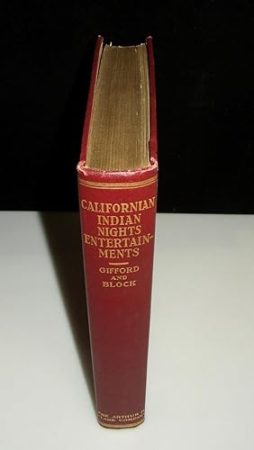 Bild des Verkufers fr Californian Indian Nights Entertainments zum Verkauf von Planet Books