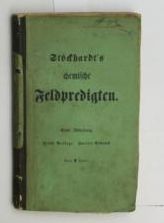 Chemische Feldpredigten für deutsche Landwirthe, ,Erste Abtheilung, 3. Auflage, zweiter Abdruck,