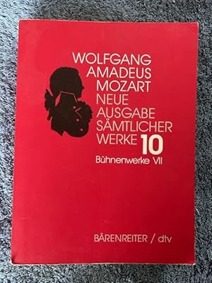 Seller image for Neue Ausgabe Samtlicher Werke: Werkausgabe in 20 Banden. Band 10: Buhnenwerke VII - Lieder - Mehrstimmige Gesange - Kanons for sale by Tiber Books