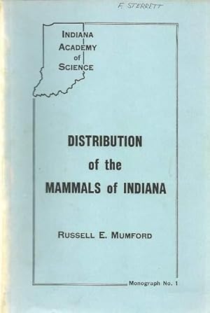 Seller image for Distribution of the Mammals of Indiana for sale by Lincbook