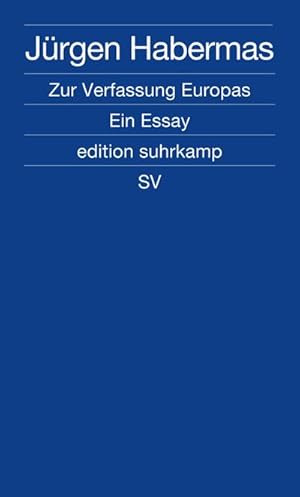 Seller image for Zur Verfassung Europas : Ein Essay for sale by AHA-BUCH GmbH