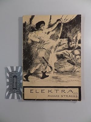 Bild des Verkufers fr Elektra. Tragdie in einem Aufzuge. Musik von Richard Strau. zum Verkauf von Druckwaren Antiquariat