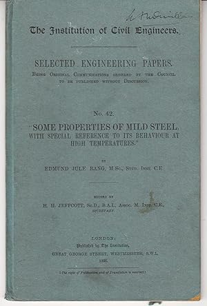 Some Properties of Mild Steel with Special Reference to its Behaviour at High Temperatures | The ...