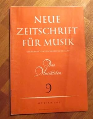 NZ / Neue Zeitschrift für Musik Nr. 9/1959