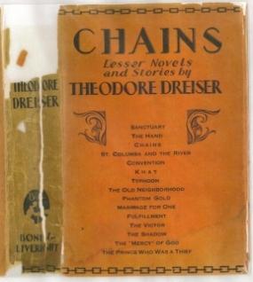 Imagen del vendedor de Chains: Lesser Novels and Stories a la venta por The Book Collector, Inc. ABAA, ILAB