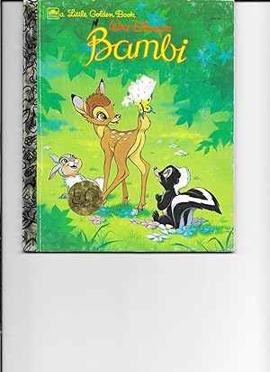 Bild des Verkufers fr Walt Disney's Bambi (A Little Golden Book) zum Verkauf von TuosistBook