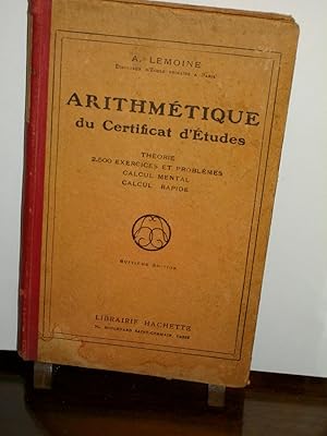 Arithmétique Du Certificat D'études