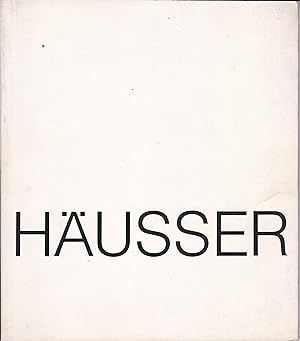 Robert Häusser. Kunsthalle Mannheim 28. Januar bis 5. März 1972.