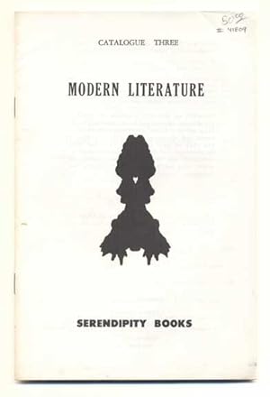 Serendipity Books Catalogue Three: Modern Literature
