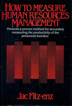 Image du vendeur pour HOW TO MEASURE HUMAN RESOURCES MANAGEMENT mis en vente par 100POCKETS