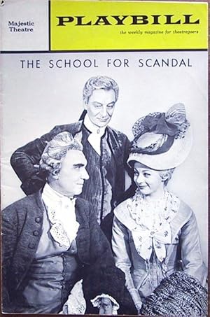 Seller image for The School For Scandal (Playbills) for sale by DR Fine Arts