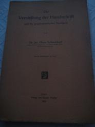 Seller image for Die Verstellung der Handschrift und ihr graphonomischer Nachweis for sale by Alte Bcherwelt