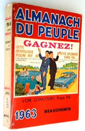 Almanach du peuple Beauchemin 1963