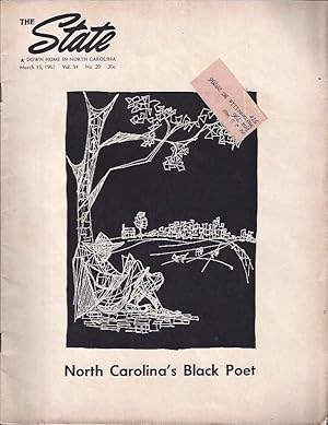 Seller image for The Black Poet The State: Down Home in North Carolina for sale by The Ridge Books