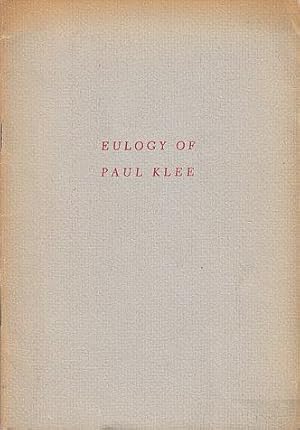 Eulogy of Paul Klee