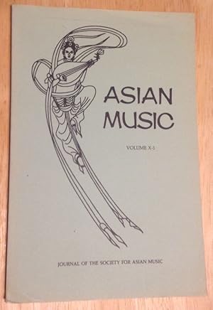 Imagen del vendedor de Asian Music Volume X-1 Journal of the Society for Asian Music a la venta por biblioboy