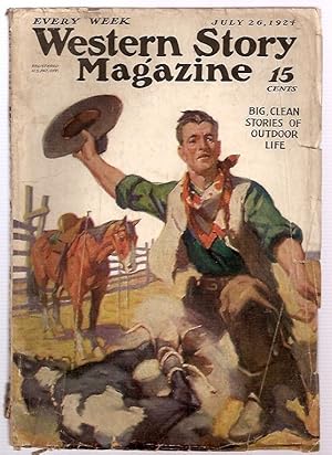 Bild des Verkufers fr Western Story Magazine July 26, 1924 Vol. XLV No. 1 zum Verkauf von biblioboy