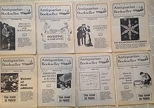 Northeast Antiquarian Bookseller Vol. 1 Nos. 4 -11 September 1985 -March 1986